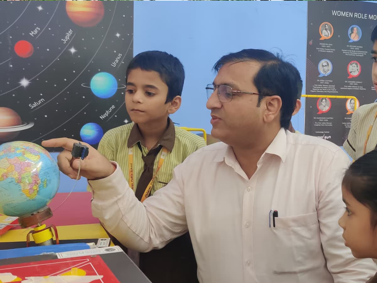 Qualified teachers in classroom