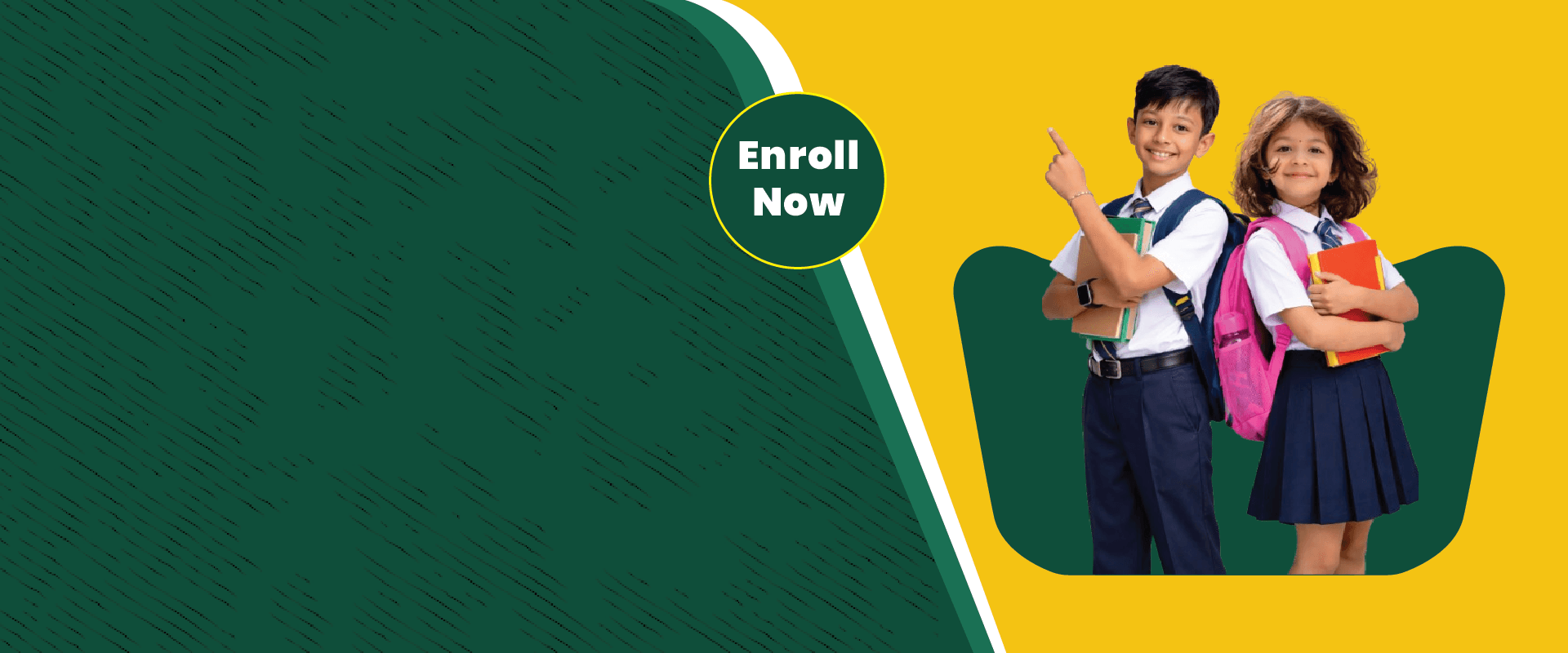 Navya English Medium School building and campus